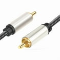 thumbnail image 7 of Coaxial Digital Audio Cable Gold-Plated & Braided Subwoofer Cable RCA Male to Male HiFi SPDIF Stereo Audio Cable, 7 of 7