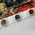thumbnail image 4 of Manfei Cute Pet Dogs Curtains Pack of 2 (42x84 Each)Christmas Wreath Curtains Blackout,Happy New Year Bedroom Curtains For Boys Teens,Luxury Bedroom Decor, 4 of 6