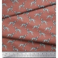 thumbnail image 3 of Soimoi Moss Georgette Fabric Dalmatian Dog Fabric Prints by Yard 42 Inch Wide, 3 of 3