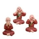 thumbnail image 1 of Estatuas de los monjes de Buda Macarena Adorno de escultura creativa tradicional para estantería, 1 of 8