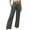 A01 Green, variant on Conairie Womens Linen Pants Solid Straight Leg Elastic Waisted Casual Palazzo Pants With Button Vacation Beach Trousers Outfits With Pockets Beige L