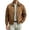 Khaki, variant on Men's Faux Suede Leather Bomber Jacket Casual Coat for Men Windproof Lightweight Side Pockets Fall Winter Zip up Jacket Outwear for Work and Daily Wear