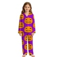 thumbnail image 4 of JAJAHO Girls Pajamas Sets Halloween Sleepwear Sizes 3-14 Button Down Long Sleeve Shirts Pants 2 Piece Set, 4 of 4