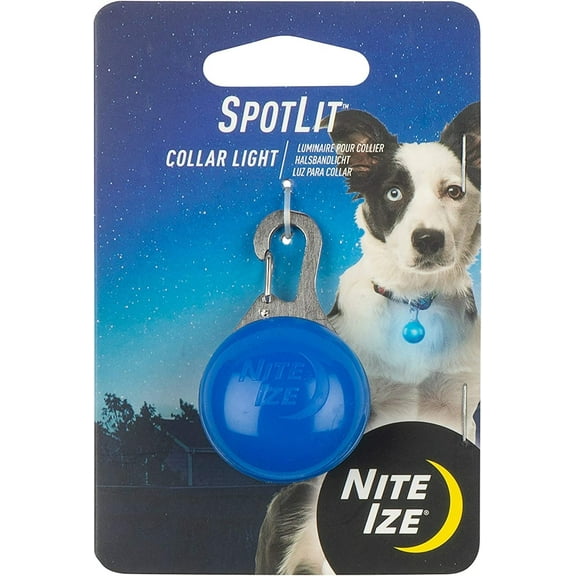 Nite Ize SpotLit Collar Light - Blue Plastic
