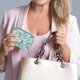 thumbnail image 4 of Blocking Card Wallet, Women Credit Card Holder PU Leather Card Case Small Zipper Coin Pouch Slim Business Card Organizer for Credit Card ID Cards Driv, 4 of 4