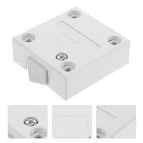 WRISTBIQUE  Auto Reset Closet Light Door Switch White 1Pack Plastic