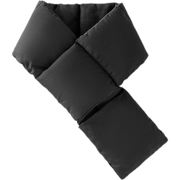 Women Puffer Fashion Adjustable Scarf Lightweight Outdoor Scarves, Solid Color Neck Wrap For Fall Winter Outdoor