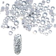 thumbnail image 1 of 3000 piezas de cristales, diamantes de imitación para uñas, cuentas redondas, dijes de cristal con parte posterior plana, piedras preciosas, 1 of 6