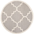 thumbnail image 4 of Safavieh Dhurries Dark Grey Contemporary Rug - 4' x 6', 4 of 5