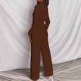 thumbnail image 4 of EASYBRAUS Women Professional Pants Suit Set Spring Summer 2025 Elegant Long Sleeve Office Outfit S-5XL, 4 of 5