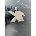 thumbnail image 5 of Men's Custom Pendant 3.5Ct Round Cut Lab Created Hip Hop in 14K White Gold Plated, 5 of 5