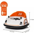 thumbnail image 2 of Ride On Bumper Car for Kids Ride on Toy Gifts with Remote Control, 360 Degree Spin, LED Lights, Music, 2 of 9