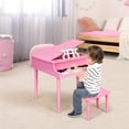 thumbnail image 4 of Costway Piano de Juguete con Banco de 30 Teclas Instrumento Musical de Aprendizaje para Niños 3-8 Años, 4 of 10