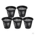 thumbnail image 1 of GROWTH TANK 25Pcs 2 "Garden Slotted Mesh Net Cups Plastic Flower Pots for Hydroponic Orchids Black, 1 of 9