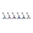 thumbnail image 4 of Lot Of 6 Tongue Rings Barbells Surgical steel 14g, 4 of 4