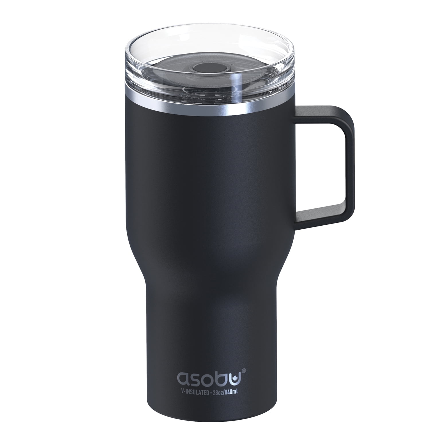 ASOBU NASM35BK 28Oz. DoubleWallInsulated Stainless Steel 360° Mug