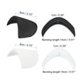 thumbnail image 2 of 12 Pairs Shoulder Pads,Costume Shoulder Pads Sponge Pads Covered Gauze for Women Clothing Men Blazer Suit,Black White,S, 2 of 6