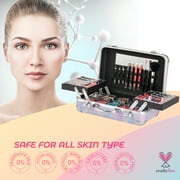 Hot Sugar Makeup Kit for Girls 10-12, Basic Cosmetic Set for Women - Perfect Gift to Begin The Makeup Journey (Purple Heart)