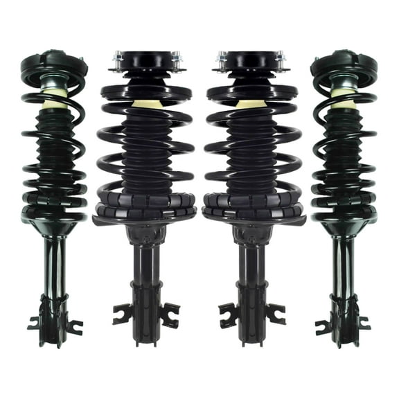 Set of 4 Front-Rear Quick Complete Strut-Coil Spring For 1991-1996 Ford Escort