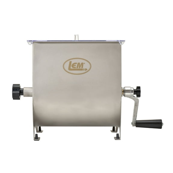 LEM Products MightyBite 20 lb Manual Meat Mixer, Stainless Steel Mixer
