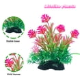 thumbnail image 6 of SLOCME 10 Pcs Aquarium Rock Cave & Plants Set – Colorful Plastic Aquarium Plants Fish Tank Decorations, Ceramic Betta Fish Hideout Breeding Shelter, 6 of 8