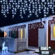 thumbnail image 1 of Luces de Navidad Nielfoi 20 metros 640 LED Estalactitas Blancas para Exterior, 1 of 9