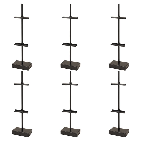 Studio Decor 2-Opening Gold Document & Tassel Frames with Double Mat - Holds 8.5" x 11" Diploma and Graduation Tassel, Black and Gold Conservation Matboard, UV Protection, 6 Pack