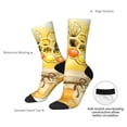 thumbnail image 4 of Vsdgher Honey Bee Crew Socks for Men & Women, Breathable Casual Athletic Ankle Socks, 4 of 6