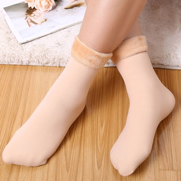 Stri 5 Pairs of Winter Warm Socks Household Stockings Floor Socks (Mixed Color)