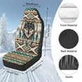 thumbnail image 7 of Pzuqiu Aztec Wolf Car Seat Cover Easy Installation Anti-Slip Car Seats Covers Front Seats Only Soft Comfortable Auto Interior Covers Full Coverage Universal Fit for Cars SUV, 7 of 7