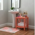 thumbnail image 3 of Linon Edmiston Indoor End Table with Shelf, 22" Tall, Coral, 3 of 10