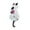 White, variant on Minimalist Cat Wall Clock With Moving Tail Silent Battery Operated Decorative Timepiece For Home And Animal Lover