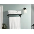 thumbnail image 2 of Moen DN0761BL Matte black one globe bath light, 2 of 2