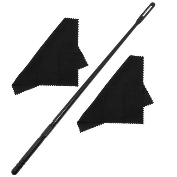 Flute Clean Rod Cleaning Plastic Clarinet Reeds Recorder Black