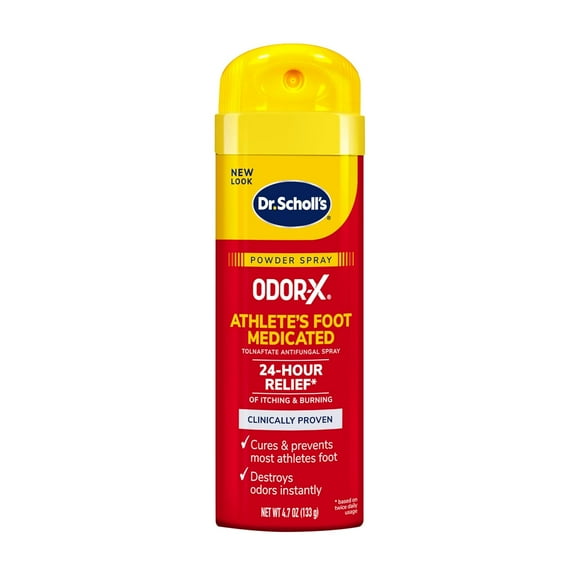 Dr. Scholl's Odor-X Athlete's Foot Medicated Spray Powder, 4.7 oz