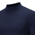 thumbnail image 5 of UVEASISHA Long Sleeve Slim Fit T Shirt Men Turtlenecks Basic Tops Cotton Lightweight Pullover Tees Mens Big and Tall Casual Undershirt Top for Fall Winter, 5 of 6