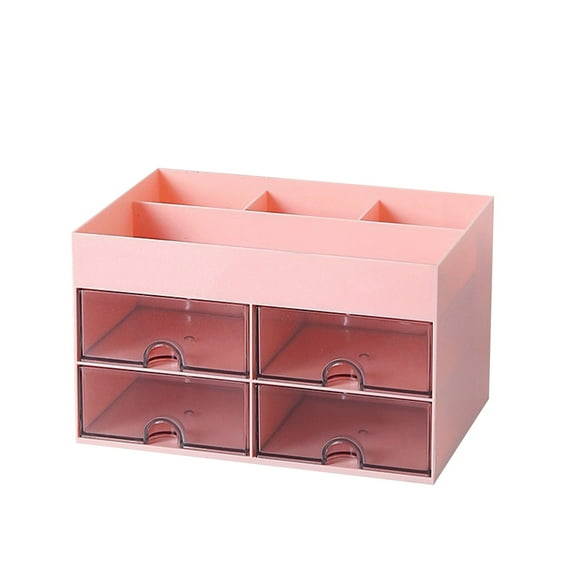Desktop Storage Drawer Type Stationery Storage Layer Storage Cabinet Cosmetic Jewelry Rabbit Table Rolling Pen Digging Bar Pencil Point Boys Pencil Wolf Pencil Another Day of Pencil Pencil Pouch Girl