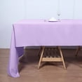 thumbnail image 3 of BalsaCircle 6 Pieces 60" x 126" Lavender Rectangle Polyester Tablecloths Table Cover Linens, 3 of 8