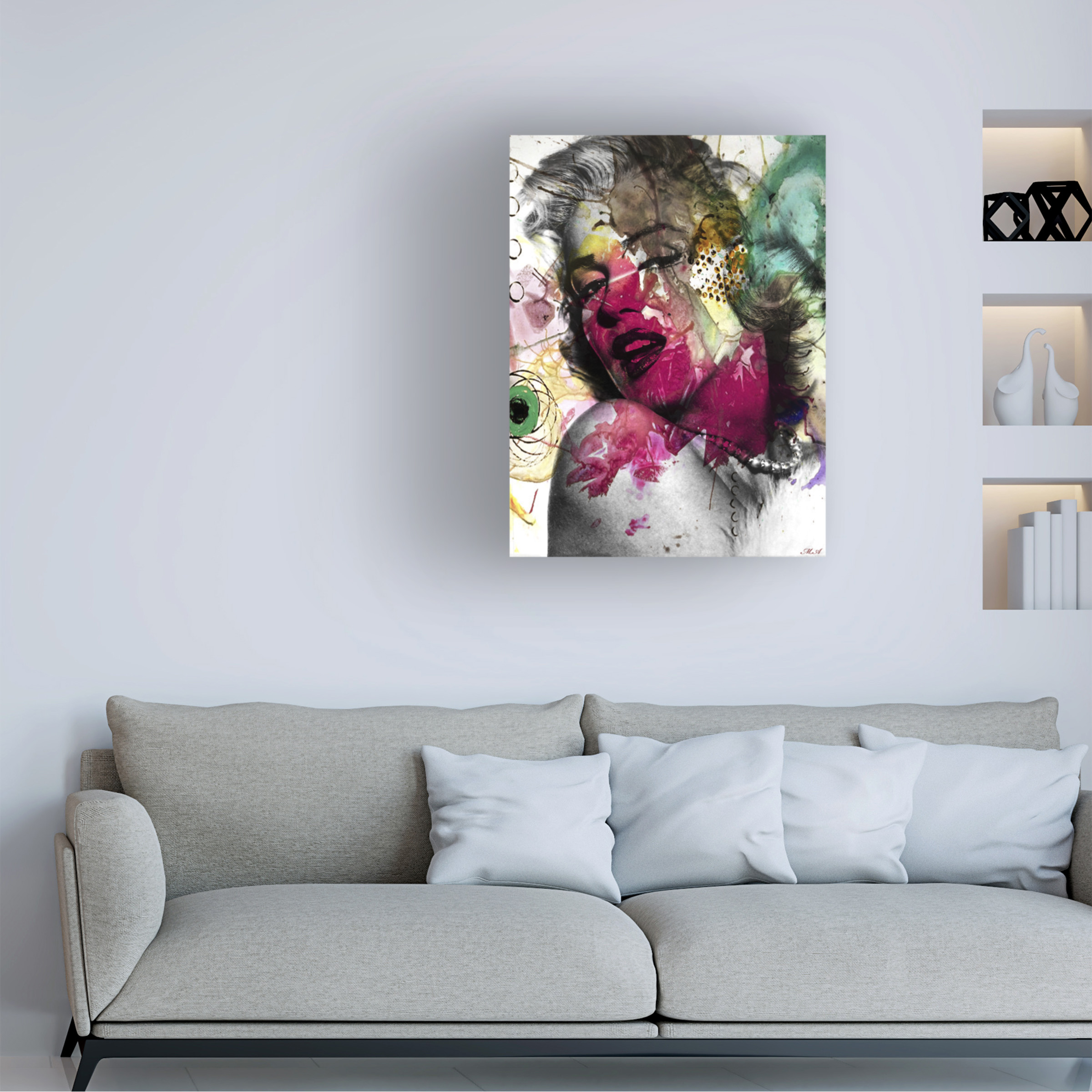 Mark Ashkenazi 'Marilyn Monroe II' Canvas Art