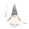 thumbnail image 4 of Muñeco Navideño Brillante Con Sombrero Lentejuelas para Sala Estar (gris), 4 of 4