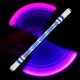 thumbnail image 2 of Bolígrafo giratorio luminoso LED Mod | Destello lento Luz colorida | Plástico transparente y resistente | Diseño ponderado equilibrado | Juguete de dedo Fidget para aliviar el estrés | Azul o rojo |, 2 of 7