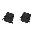 thumbnail image 1 of Bearachild Bolsa para silla de ruedas con correas ajustables, bolsa para reposabrazos para pastillero al aire libre, teléfono negro 2piezas Negro Aprox. 35x30x19cm, 1 of 1