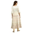 thumbnail image 5 of Round Neck Printed Kurta - OffWhite-Medium, 5 of 6