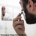 thumbnail image 5 of yotijay Shower Mirror, Anti Fog with Holder Square Bathroom Shaving Mirror, Fog- Hanging, 5 of 9