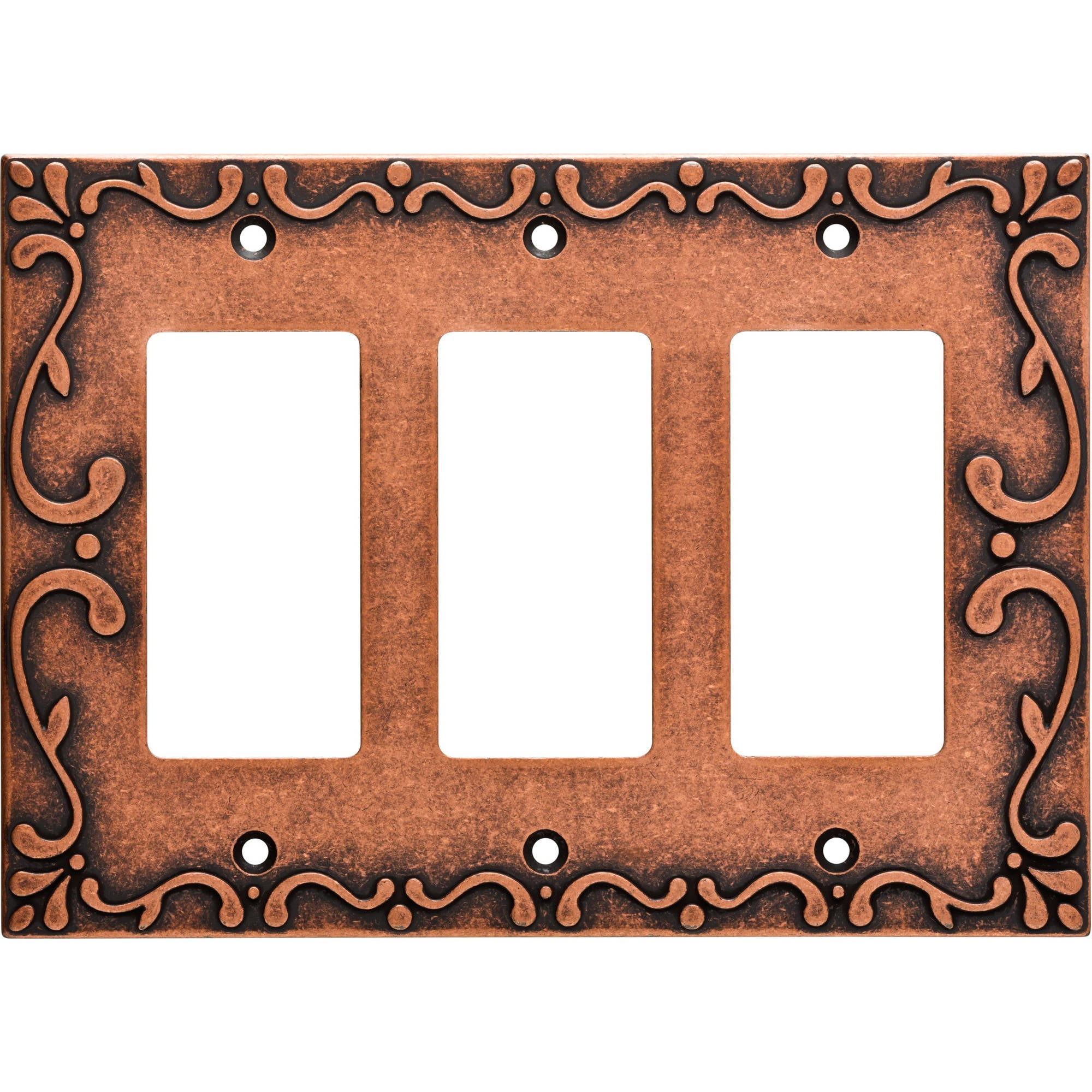 Franklin Brass Classic Lace Triple Rocker Wall Plate