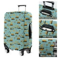 thumbnail image 5 of Cartoon Construction Vehicles Road Signs Luggage Cover Fashion Suitcase Cover Baggage Covers Fit 25-28 Inch Luggage (Go Travel), 5 of 5