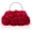 Formal Red, variant on Women Evening Clutch, Small Floral Satin Purse with Detachable Strap for Mother's Day Wedding Party Prom
