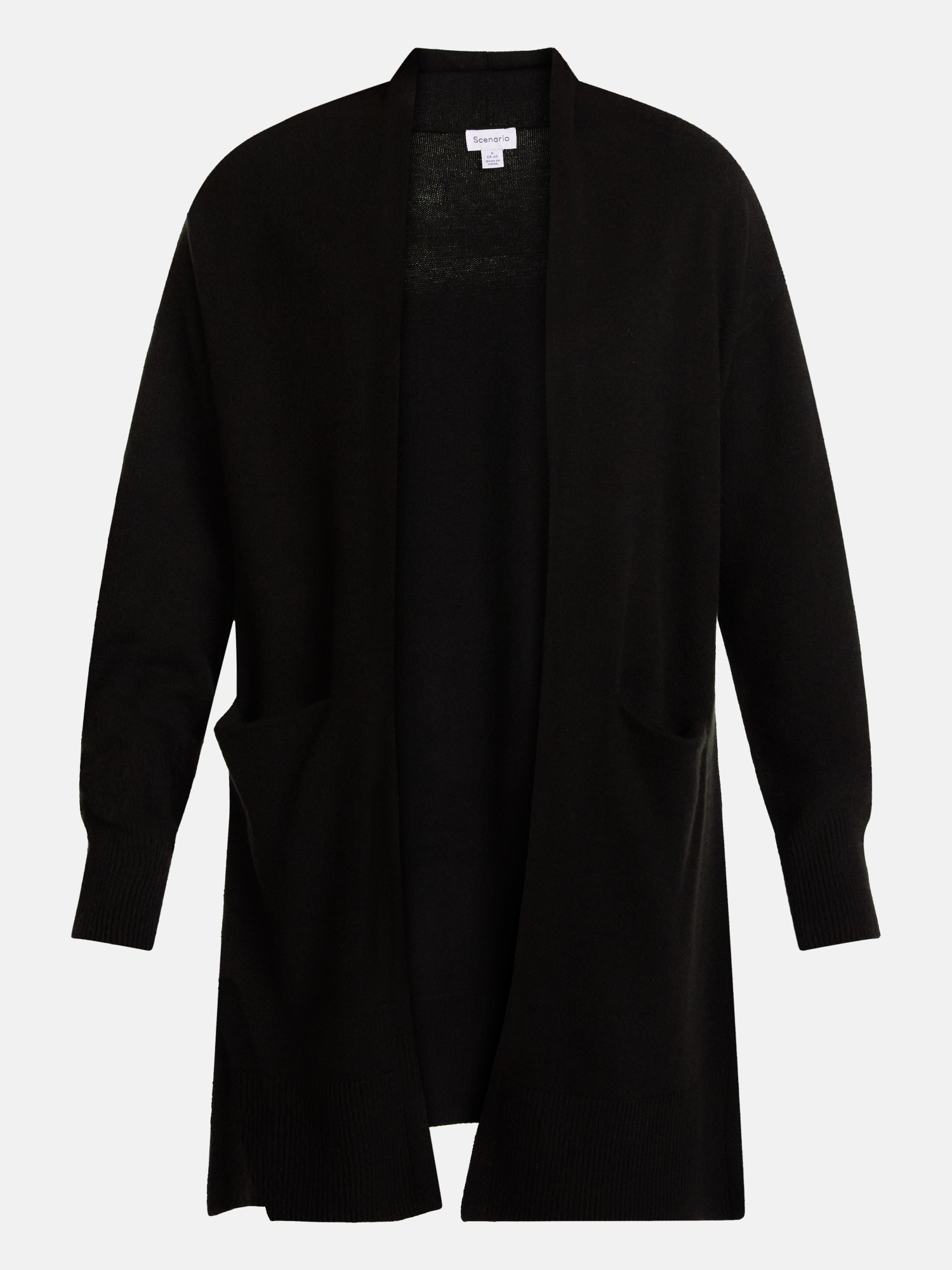 Scenario Women's Open Front Cardigan with Long Sleeves photo 6