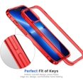 thumbnail image 2 of For iPhone 14 iPhone 13 Case Clear, Transparent Shockproof Bumpers Phone Cases for iPhone 13/14, 2 of 6