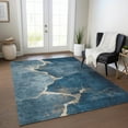 thumbnail image 6 of Dalyn Rugs Machine Washable Indoor/Outdoor Chantille Navy 2'6" x 3'10" Rug, 6 of 9